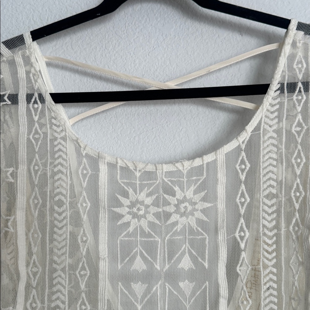 Jen's Pirate Booty lace star swim cover up P S - Picture 5 of 10
